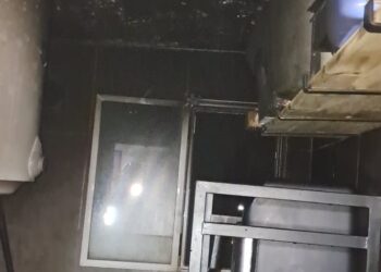 PRINICIPIO DE INCENDIO EN UN CUARTO PISO DEL BARRIO FONAVI II