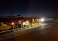IANUDITO: TRES AUTOS ROMPIERON CUBIERTAS AL MISMO TIEMPO EN UN BACHE DE RUTA 46